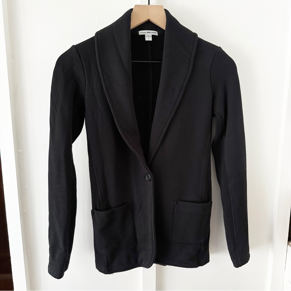 JAMES PERSE black shawl collar blazer jacket